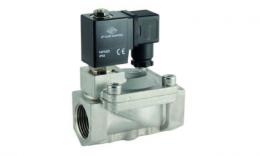 Solenoid valve 2-2 brass indirect NC stainless steel IMV22NC1ESTS230