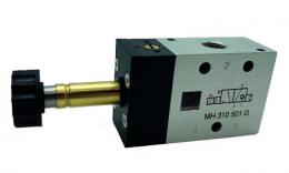 Electrically operated 3-2 valve - DN 7