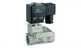 Solenoid valve 2-2 stainless steel indirect G1-2