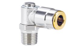 High pressure push-in fittings knee (positionable)