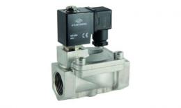 Solenoid valve 2-2 stainless steel indirect G1