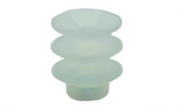 Bellows-suction cup-round Silicone without fitting