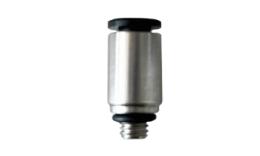 Push-in straight screw-in fitting, male thread