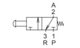 Compact handventiel 3P